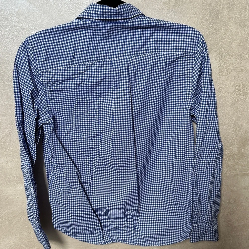 Ralph Lauren boys gingham button down size L 14/16
